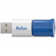Носитель информации Netac USB Drive 512GB U182 Blue  <NT03U182N-512G-30BL>, USB3.0, сдвижной корпус, пластиковая бело-синяя