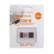 Носитель информации USB 2.0 QUMO 32GB NANO QM32GUD-NANO-B Black
