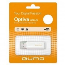 Носитель информации USB 2.0 QUMO 16GB Optiva 01 White QM16GUD-OP1-white