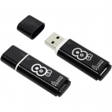 Носитель информации Smartbuy USB Drive 8Gb Glossy series Black SB8GBGS-K