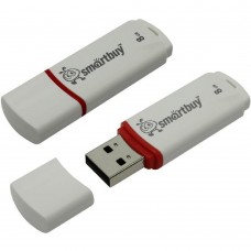 Носитель информации Smartbuy USB Drive 8Gb Crown White SB8GBCRW-W