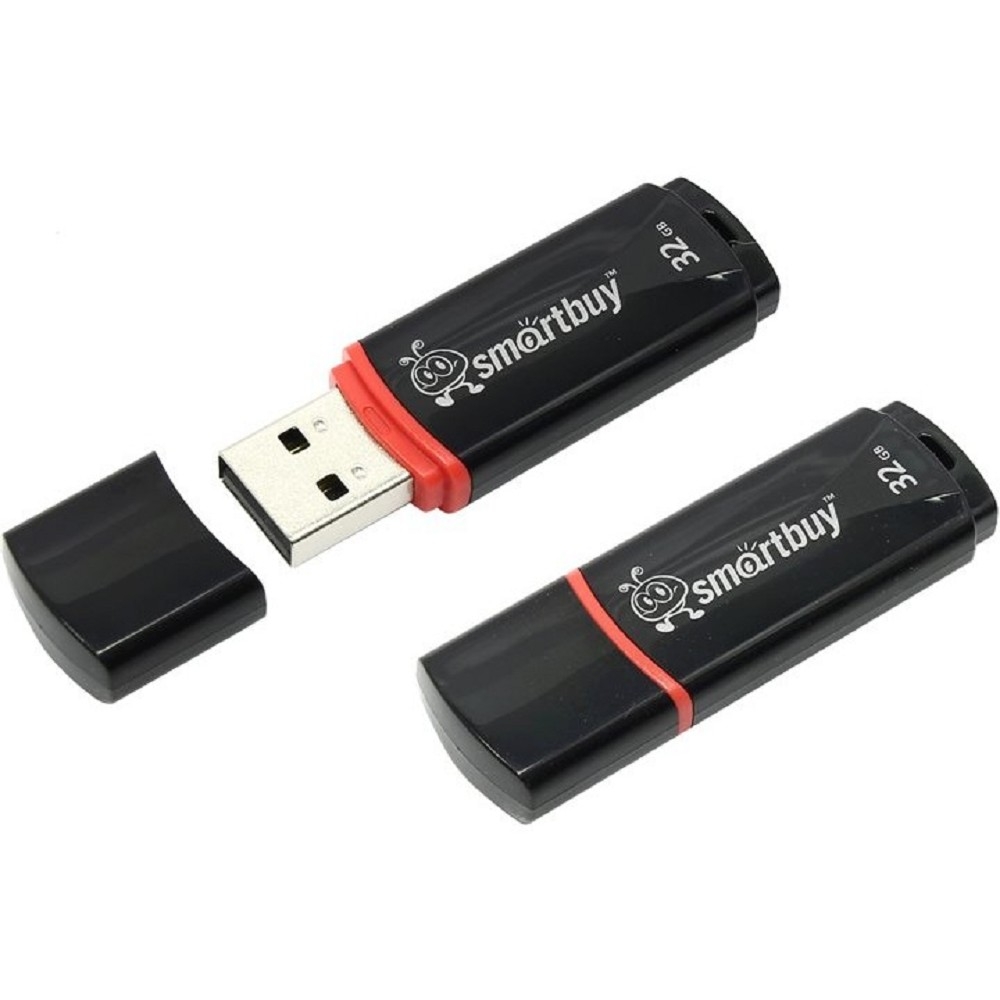 Носитель информации Smartbuy USB Drive 32Gb Crown Black SB32GBCRW-K