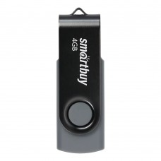 Носитель информации Smartbuy USB Drive 4GB Twist Black (SB004GB2TWK)