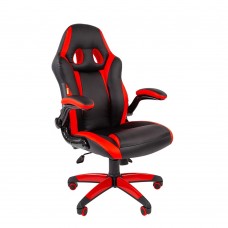 Офисные кресла Офисное кресло Chairman   game 15 Россия экопремиум черный/красный (7069667)