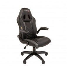 Офисные кресла Офисное кресло Chairman   game 15 Россия экопремиум черный/серый н.п. (7069666)