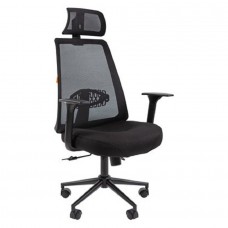Офисные кресла Офисное кресло Chairman 535 Россия BLACK ткань черный/черный (7142313)