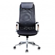Офисное кресло или стул Кресло руководителя Бюрократ KB-9N/BLACK черный TW-01 TW-11 сетка крестовина хром 1140271