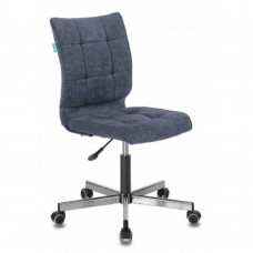 Офисное кресло или стул Бюрократ CH-330M/LT-27 без подлокотников темно-синий крестовина металл (1140648)