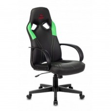 Офисное кресло или стул Кресло игровое Бюрократ ZOMBIE RUNNER черный/зеленый искусственная кожа крестовина пластик 1456782