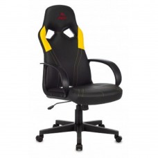 Офисное кресло или стул Кресло игровое Бюрократ ZOMBIE RUNNER черный/желтый искусственная кожа крестовина пластик 1456781
