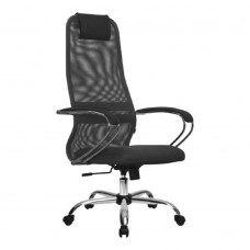 Офисные кресла Кресло SU-B-8/подл.131/осн.003 (Темно-серый/Темно-серый)
