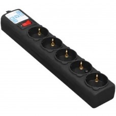 Сетевые фильтры PowerCube Фильтр-удлинитель 1.9м, 5 розеток,10А (SPG5-С2), черный графит