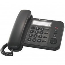Телефон Panasonic KX-TS2352RUB (черный) {индикатор вызова,порт для доп. телеф. оборуд.,4 уровня громкости звонка}