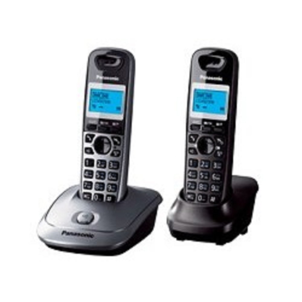 Телефон Panasonic KX-TG2512RU1 {Доп трубка в комплекте, АОН, Caller ID, спикерфон, полифония}