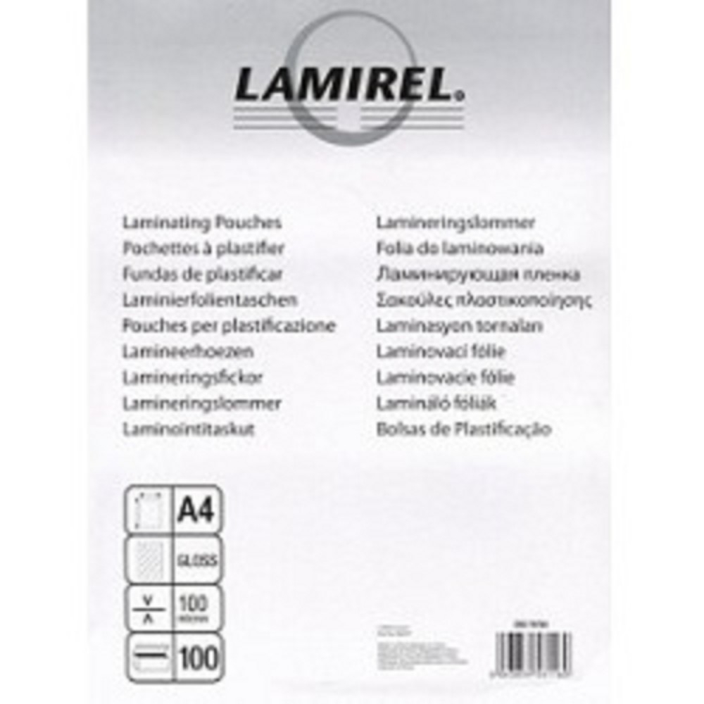 Пленка Lamirel Пленка для ламинирования CRC-7865801 (А4, 100мкм, 100 шт.)