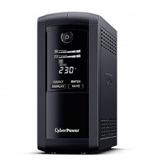 ИБП CyberPower VP700EILCD ИБП {Line-Interactive, Tower, 700VA/390W USB/RS-232/RJ11/45  (6 IEC С13)}