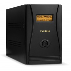 ИБП Exegate EP285494RUS ИБП ExeGate SpecialPro Smart LLB-1200.LCD.AVR.EURO.RJ.USB <1200VA/750W, LCD, AVR, 4 евророзетки, RJ45/11, USB, Black>