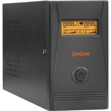 ИБП Exegate EP285478RUS ИБП ExeGate Power Smart ULB-850.LCD.AVR.EURO.RJ.USB <850VA/480W, LCD, AVR, 2 евророзетки, RJ45/11, USB, Black>