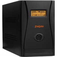 ИБП Exegate EP285484RUS ИБП ExeGate SpecialPro Smart LLB-1000.LCD.AVR.C13.RJ.USB <1000VA/650W, LCD, AVR, 6*IEC-C13, RJ45/11, USB, black>