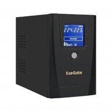 ИБП Exegate EX292769RUS ИБП ExeGate Power Smart ULB-650.LCD.AVR.1SH.2C13 <650VA/360W, LCD, AVR,1*Schuko+2*C13, металлический корпус, Black>