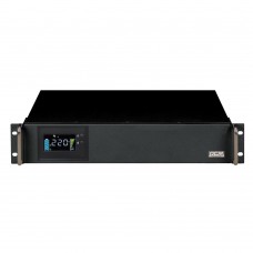 ИБП PowerCom King Pro RM KIN-3000AP LCD (3U) ИБП {Line-Interactive, 3000VA/2400W, Rack, 6х С13, Serial+USB, SmartSlot, RS-232} (1152615)