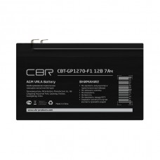 батареи CBR Аккумуляторная VRLA батарея CBT-GP1270-F1 (12В 7Ач), клеммы F1