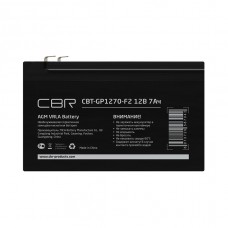 батареи CBR Аккумуляторная VRLA батарея CBT-GP1270-F2 (12В 7Ач), клеммы F2