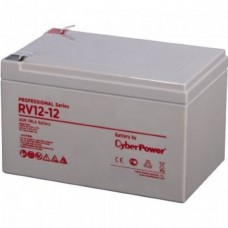 батареи/комплектующие к ИБП CyberPower Аккумуляторная батарея RV 12-12 12V/12Ah {клемма F2, ДхШхВ 151х98х93мм, высота с клеммами 98, вес 4,2кг, срок службы 8 лет}