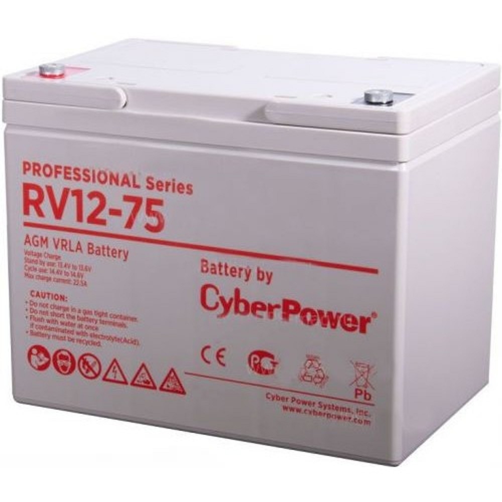 батареи/комплектующие к ИБП CyberPower Аккумуляторная батарея RV 12-75 / 12 В 75 Ач