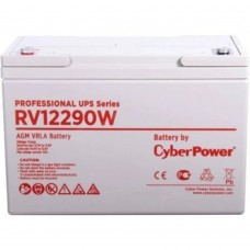 батареи/комплектующие к ИБП CyberPower Аккумуляторная батарея RV 12290W (12В/76 Ач), клемма М6, ДхШхВ 259х168х208мм, вес 30,4кг, срок службы 10 лет