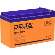батареи Delta DTM 1207  (7,2 А\ч, 12В) свинцово- кислотный аккумулятор  