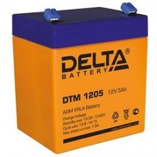 батареи Delta DTM 1205  (5 А\ч, 12В) свинцово- кислотный аккумулятор  