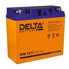 батареи Delta DTM 1217  (17 А\ч, 12В) свинцово- кислотный аккумулятор  