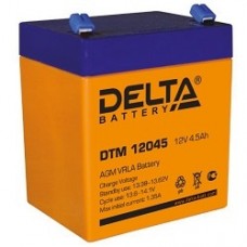 батареи Delta DTM 12045  (4,5А\ч, 12В) свинцово- кислотный аккумулятор  