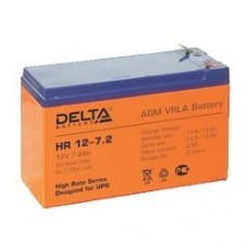 батареи Delta HR 12-7.2 ( 7.2 А\ч, 12В) свинцово- кислотный  аккумулятор