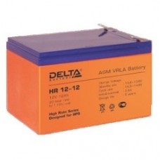 батареи Delta HR 12-12 (12 А\ч, 12В) свинцово- кислотный  аккумулятор