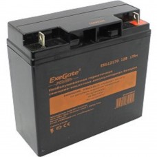батареи Exegate EP160756RUS Аккумуляторная батарея GP12170 (12V 17Ah, клеммы F3 (болт М5 с гайкой))