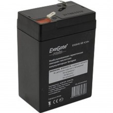 батареи Exegate EP234535RUS Аккумуляторная батарея DT 6045 (6V 4.5Ah, клеммы F1)