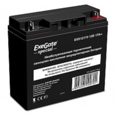 батареи Exegate ES255177RUS Аккумуляторная батарея DTM 1217 (12V 17Ah, клеммы F3 (болт М5 с гайкой))