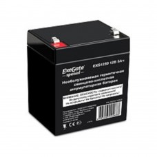 батареи Exegate ES255175RUS Аккумуляторная батарея DTM 1205/EXS1250 (12V 5Ah, клеммы F1)