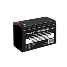 батареи Exegate EX282967RUS Аккумуляторная батарея DTM 1212 (12V 12Ah, клеммы F2)