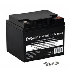 батареи Exegate EX282977RUS Аккумуляторная батарея DTM 1240 L (12V 40Ah, под болт М5)
