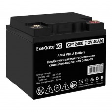 батареи Exegate EX282978RUS Аккумуляторная батарея ExeGate GP12400 (12V 40Ah, под болт М6)
