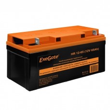 батареи Exegate EX282982RUS Аккумуляторная батарея ExeGate HR 12-65 (12V 65Ah, под болт М6)