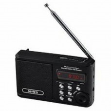 Радиоприемник Perfeo мини-аудио Sound Ranger, FM MP3 USB microSD In/Out ридер, BL-5C 1000mAh, черный (PF-SV922BK) PF_3184