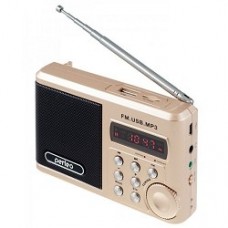 Радиоприемник Perfeo мини-аудио Sound Ranger, УКВ+ FM, MP3 (USB/TF), USB-audio, BL-5C 1000mAh, шамп.золот (SV922AU) PF_3185
