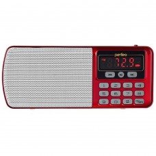 Радиоприемник Perfeo радиоприемник цифровой ЕГЕРЬ FM+ 70-108МГц/ MP3/ питание USB или BL5C/ красный (i120-RED) PF_5026