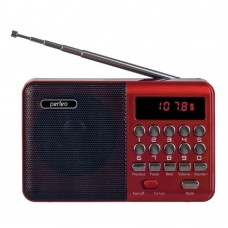 Радиоприемник Perfeo радиоприемник цифровой PALM FM+ 87.5-108МГц/ MP3/ питание USB или 18650/ красный (i90-red) PF_A4871