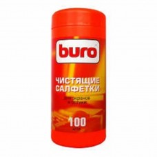 Чистящие средства Туба с чистящими салфетками BURO BU-Tscreen, для экранов и оптики, 100шт. 817439