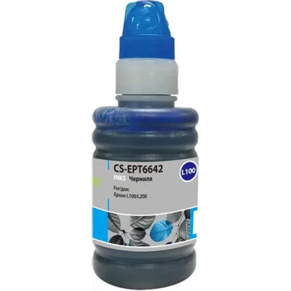 Расходные материалы CACTUS CS-EPT6642 Чернила для Epson L100, голубые, 100ml